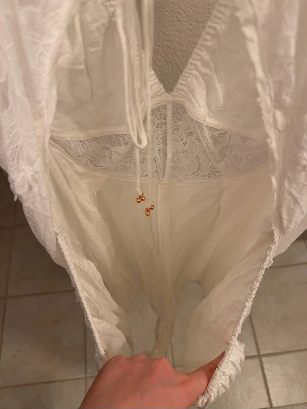 NWT Free People Intimately Babydoll Romper - Picture 8 of 9